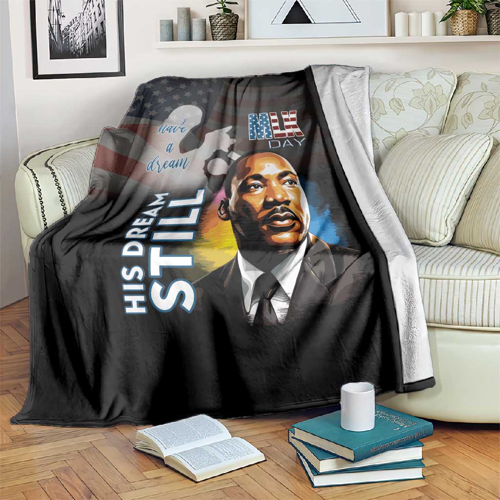 Black Americans Happy MLK Day Blanket I Have A Dream LT15
