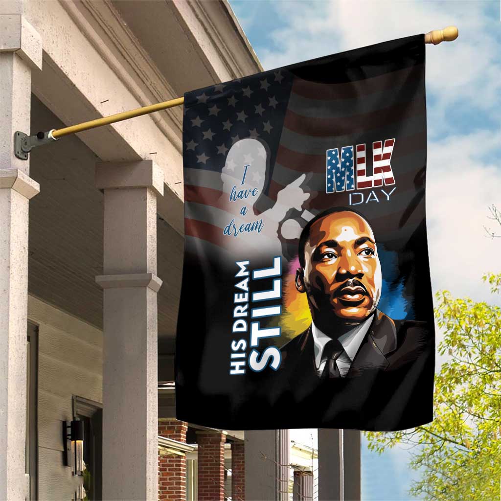 Black Americans Happy MLK Day Garden Flag I Have A Dream LT15