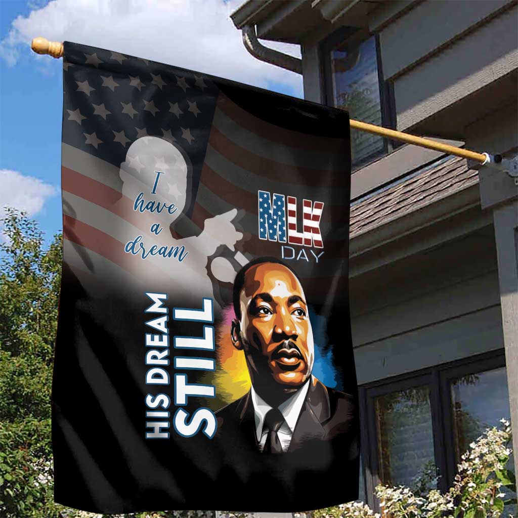 Black Americans Happy MLK Day Garden Flag I Have A Dream LT15