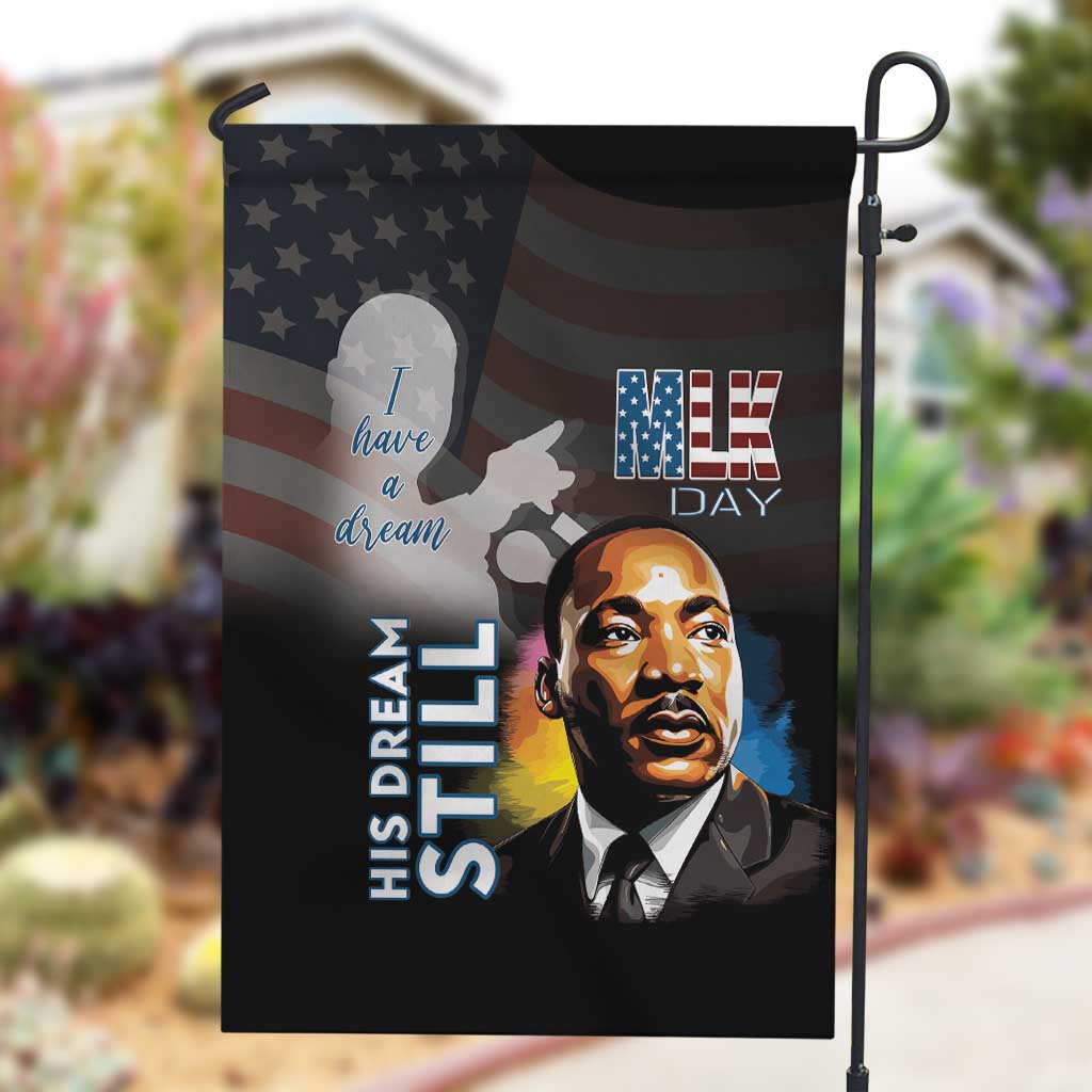 Black Americans Happy MLK Day Garden Flag I Have A Dream LT15