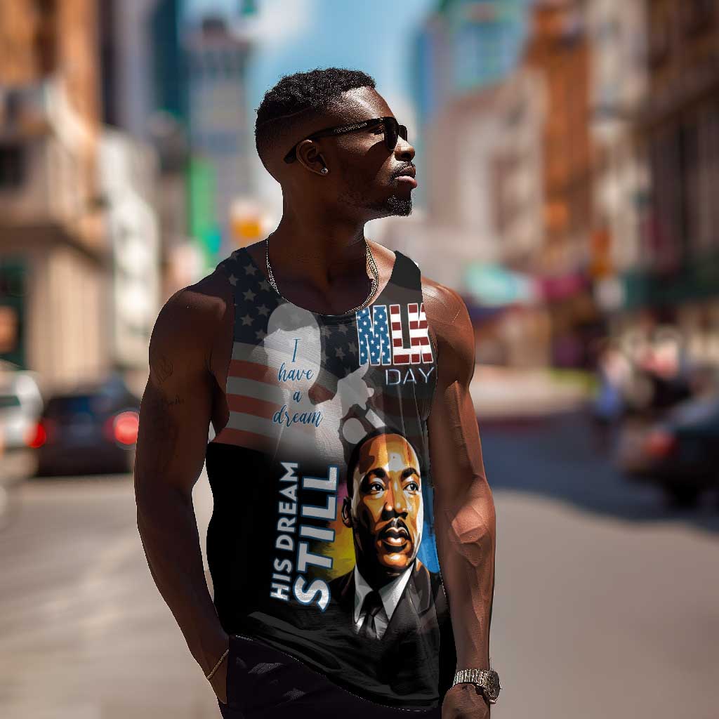 Black Americans Happy MLK Day Men Tank Top I Have A Dream LT15