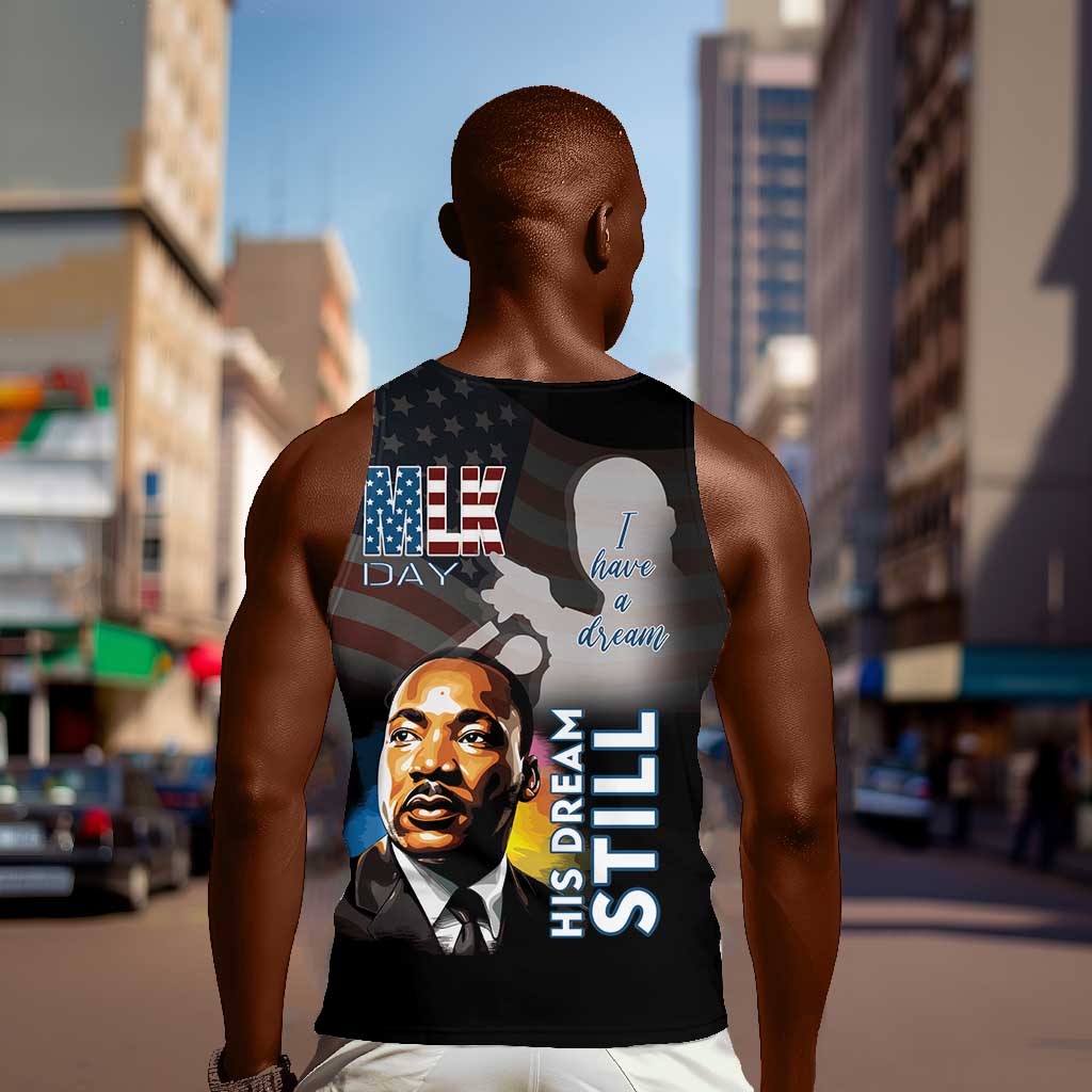 Black Americans Happy MLK Day Men Tank Top I Have A Dream LT15