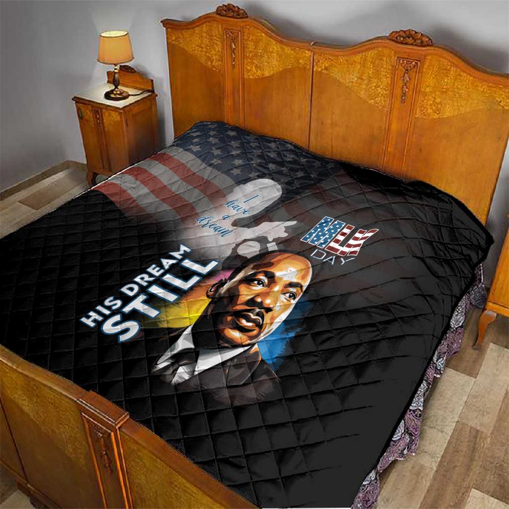 Black Americans Happy MLK Day Quilt I Have A Dream LT15