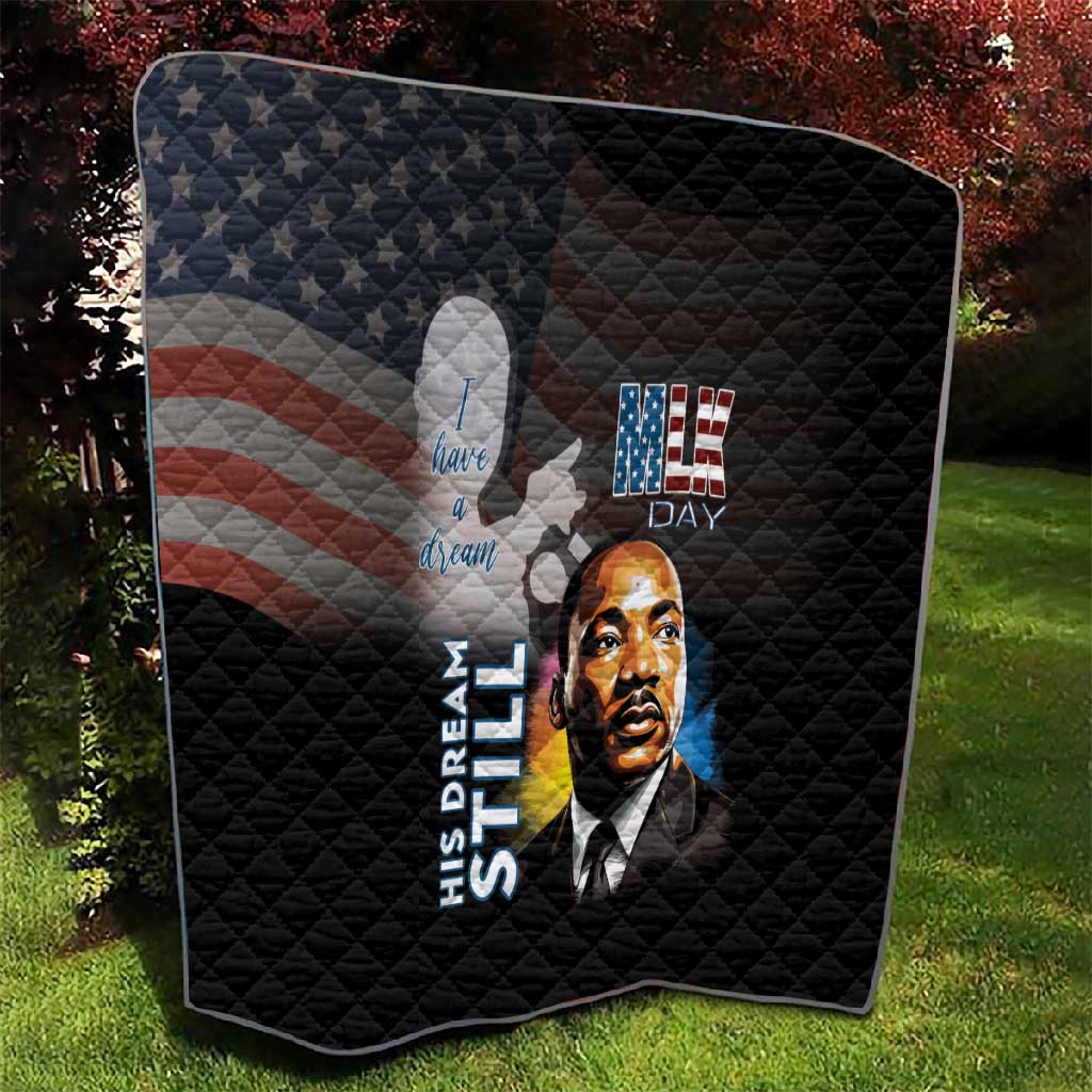 Black Americans Happy MLK Day Quilt I Have A Dream LT15