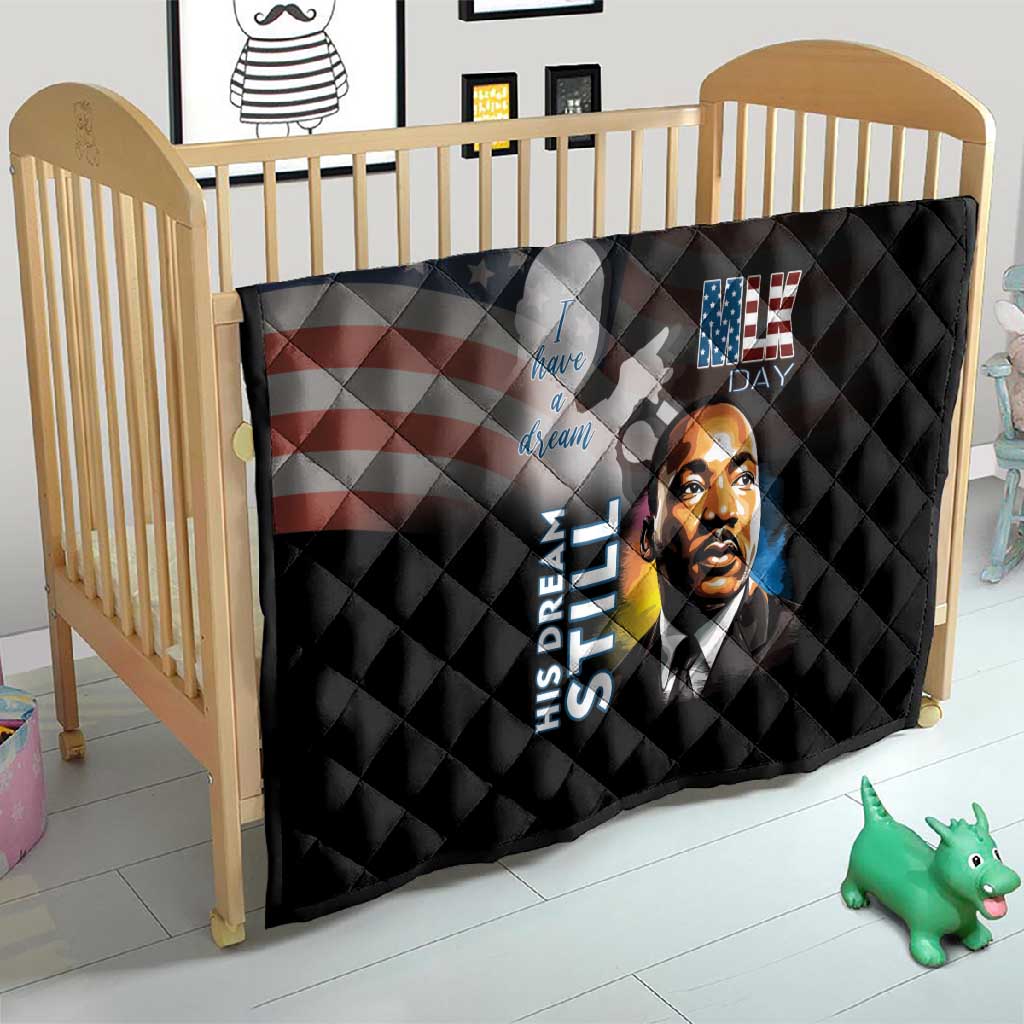 Black Americans Happy MLK Day Quilt I Have A Dream LT15