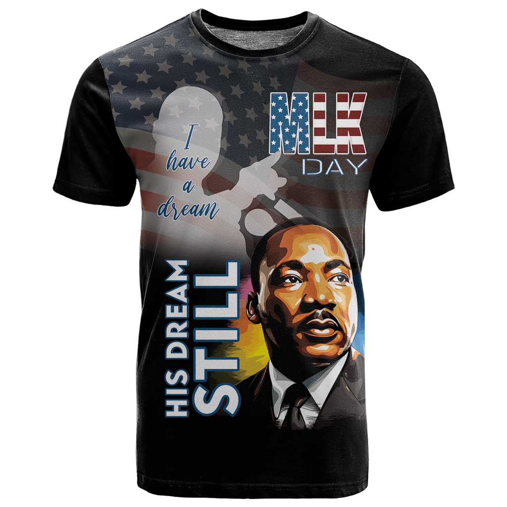 Black Americans Happy MLK Day T shirt I Have A Dream LT15