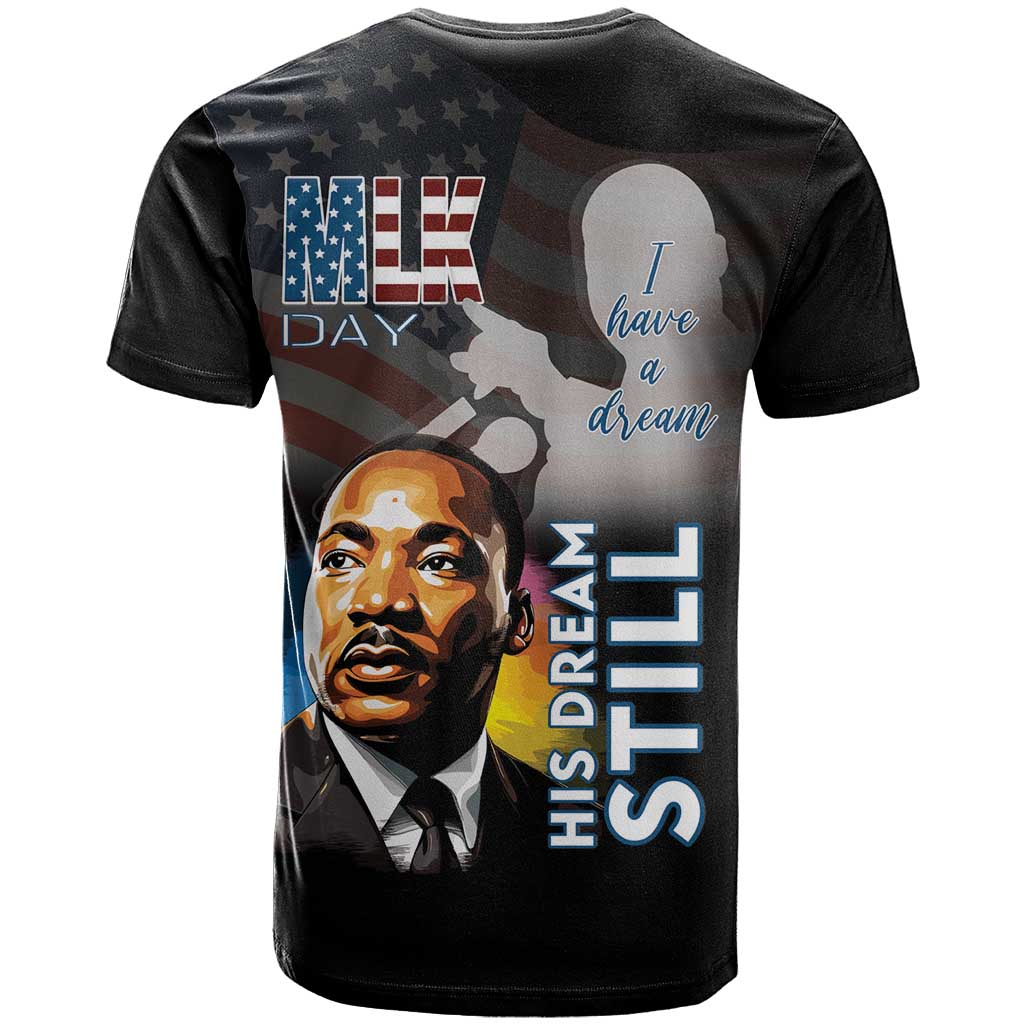 Black Americans Happy MLK Day T shirt I Have A Dream LT15