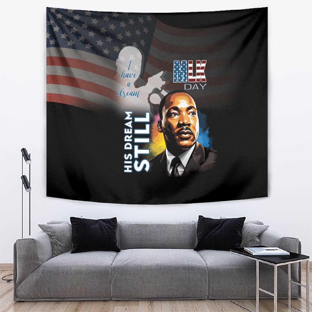 Black Americans Happy MLK Day Tapestry I Have A Dream LT15