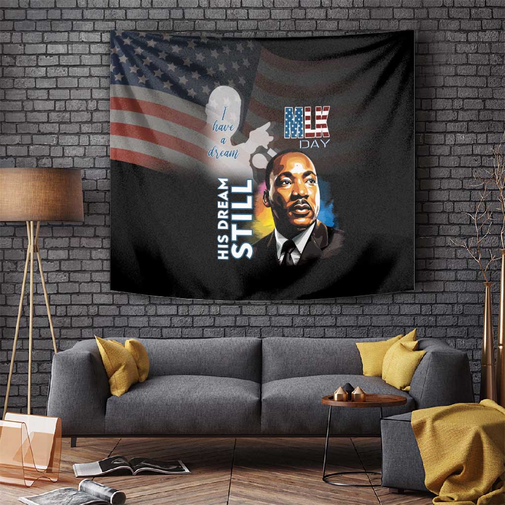 Black Americans Happy MLK Day Tapestry I Have A Dream LT15