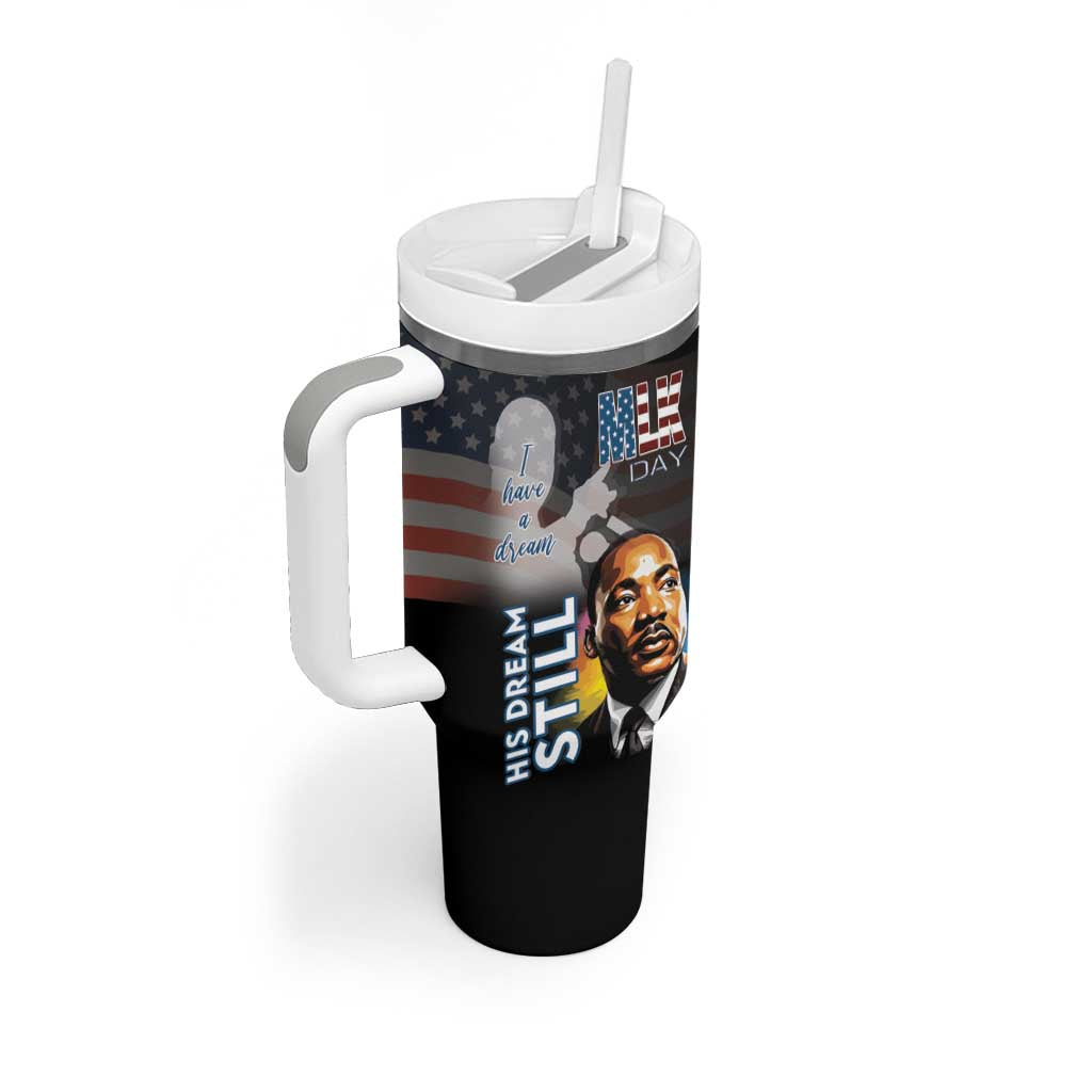 Black Americans Happy MLK Day Tumbler With Handle I Have A Dream LT15