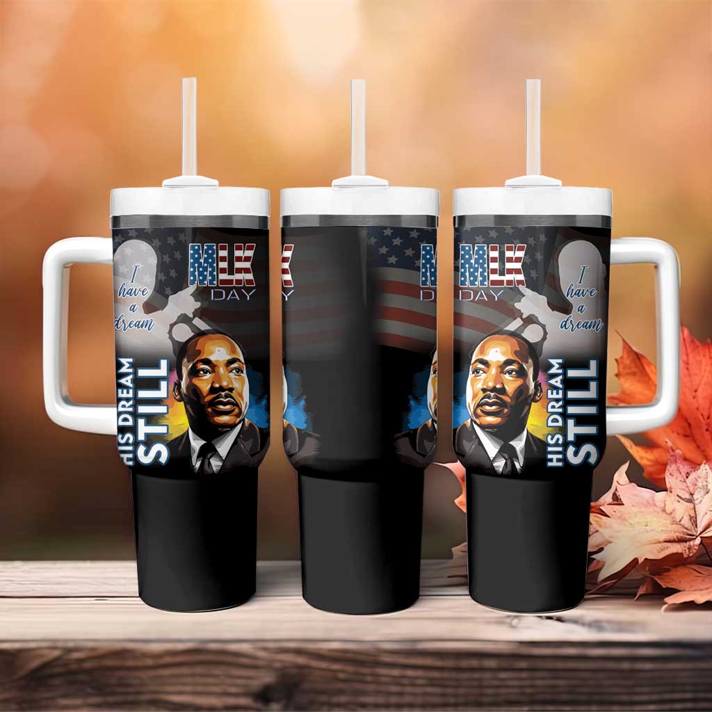 Black Americans Happy MLK Day Tumbler With Handle I Have A Dream LT15