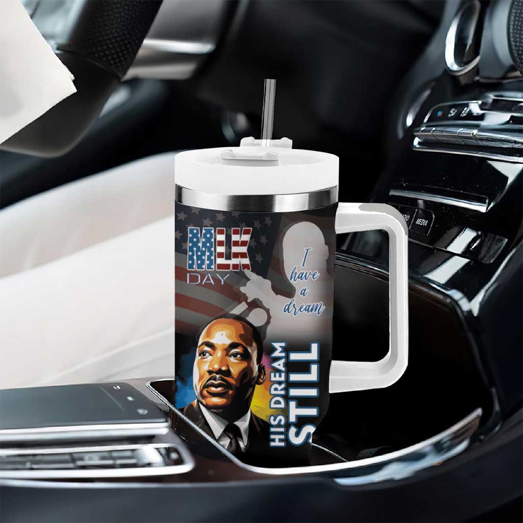 Black Americans Happy MLK Day Tumbler With Handle I Have A Dream LT15