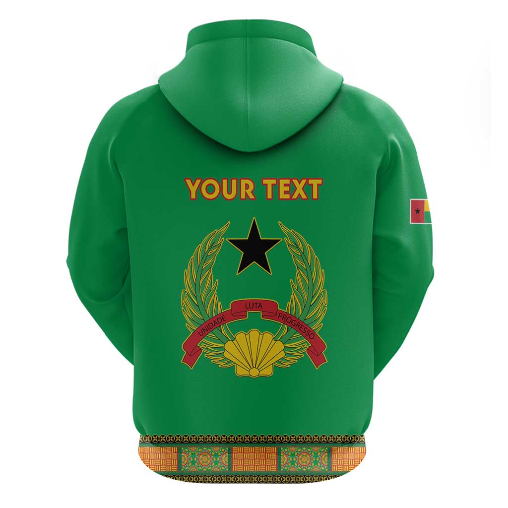 Personalised Guinea Bissau Hoodie Dashiki Pattern LT15