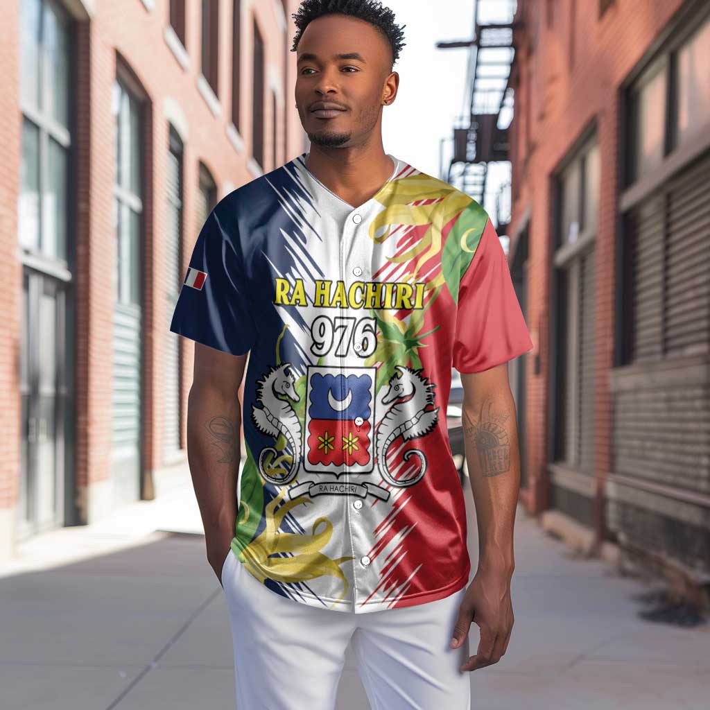 Afro Ra Hachiri 976 Baseball Jersey Coat Of Arms France Flag Style LT15