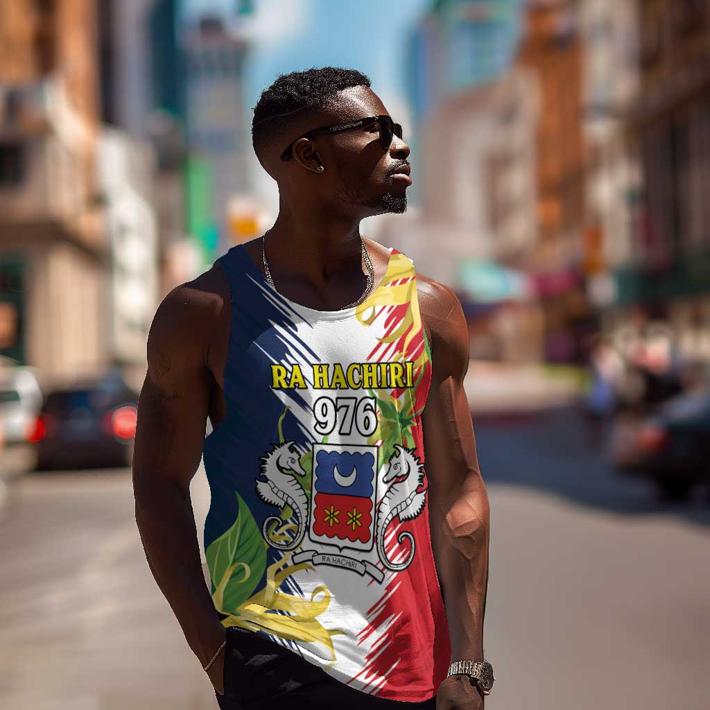 Afro Ra Hachiri 976 Men Tank Top Coat Of Arms France Flag Style LT15