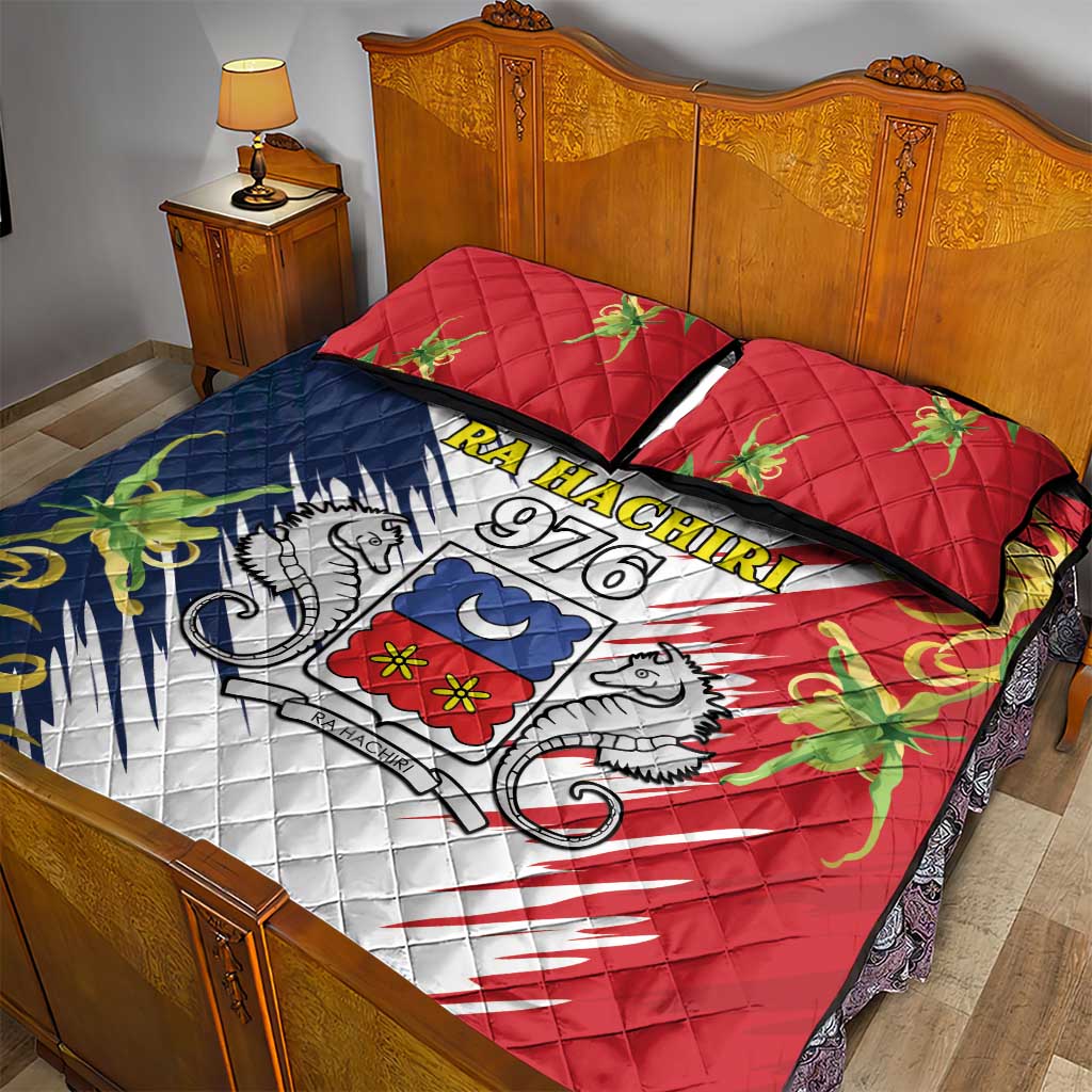 Afro Ra Hachiri 976 Quilt Bed Set Coat Of Arms France Flag Style LT15