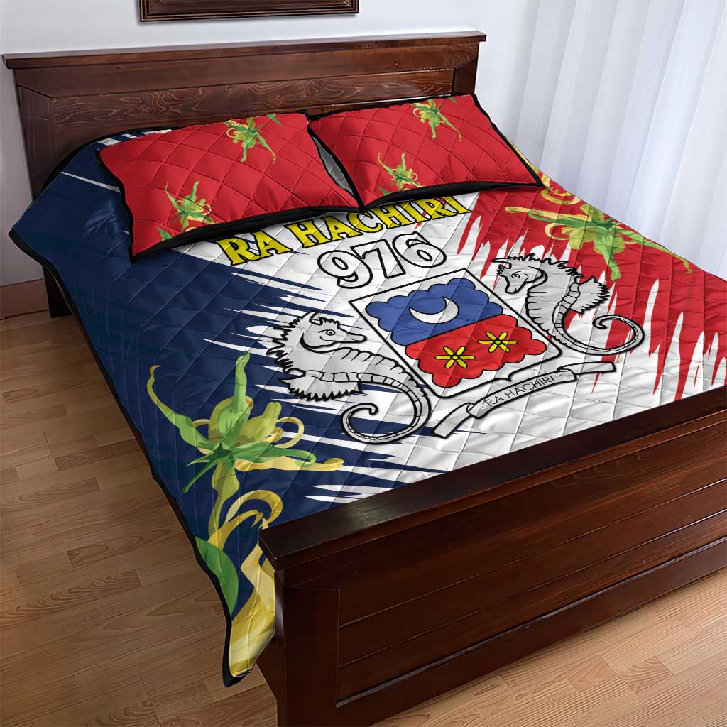 Afro Ra Hachiri 976 Quilt Bed Set Coat Of Arms France Flag Style LT15