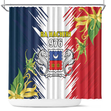 Ra Hachiri 976 Shower Curtain Coat Of Arms With Ylang Ylang LT15