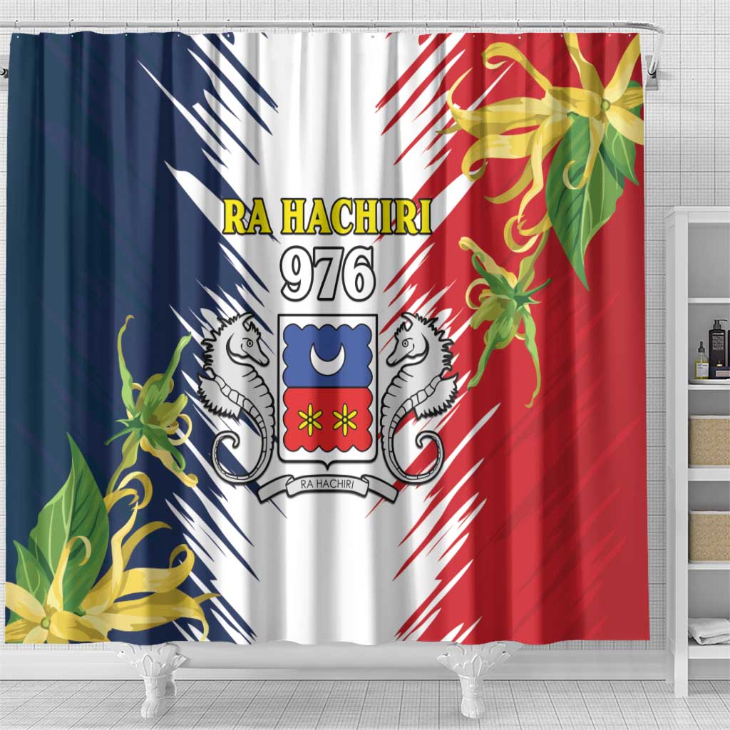 Ra Hachiri 976 Shower Curtain Coat Of Arms With Ylang Ylang LT15