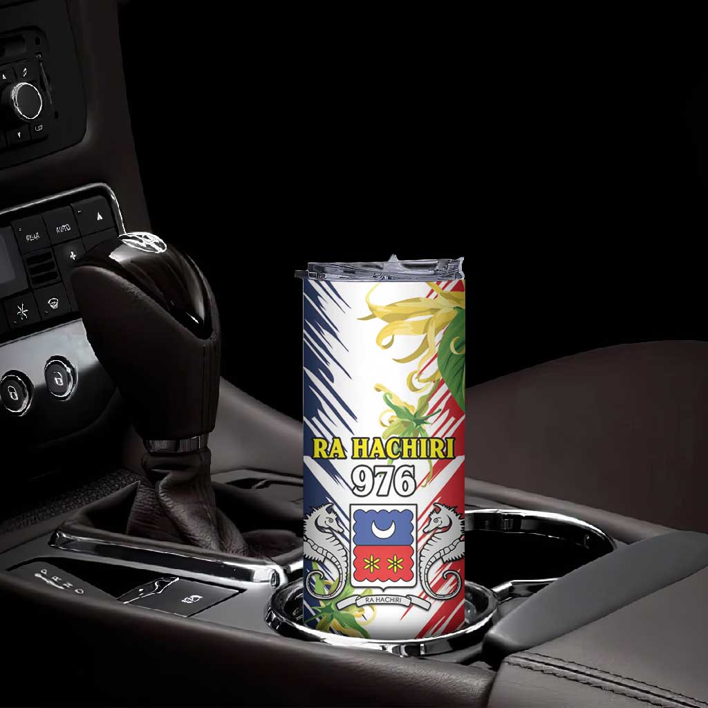 Afro Ra Hachiri 976 Skinny Tumbler Coat Of Arms France Flag Style LT15