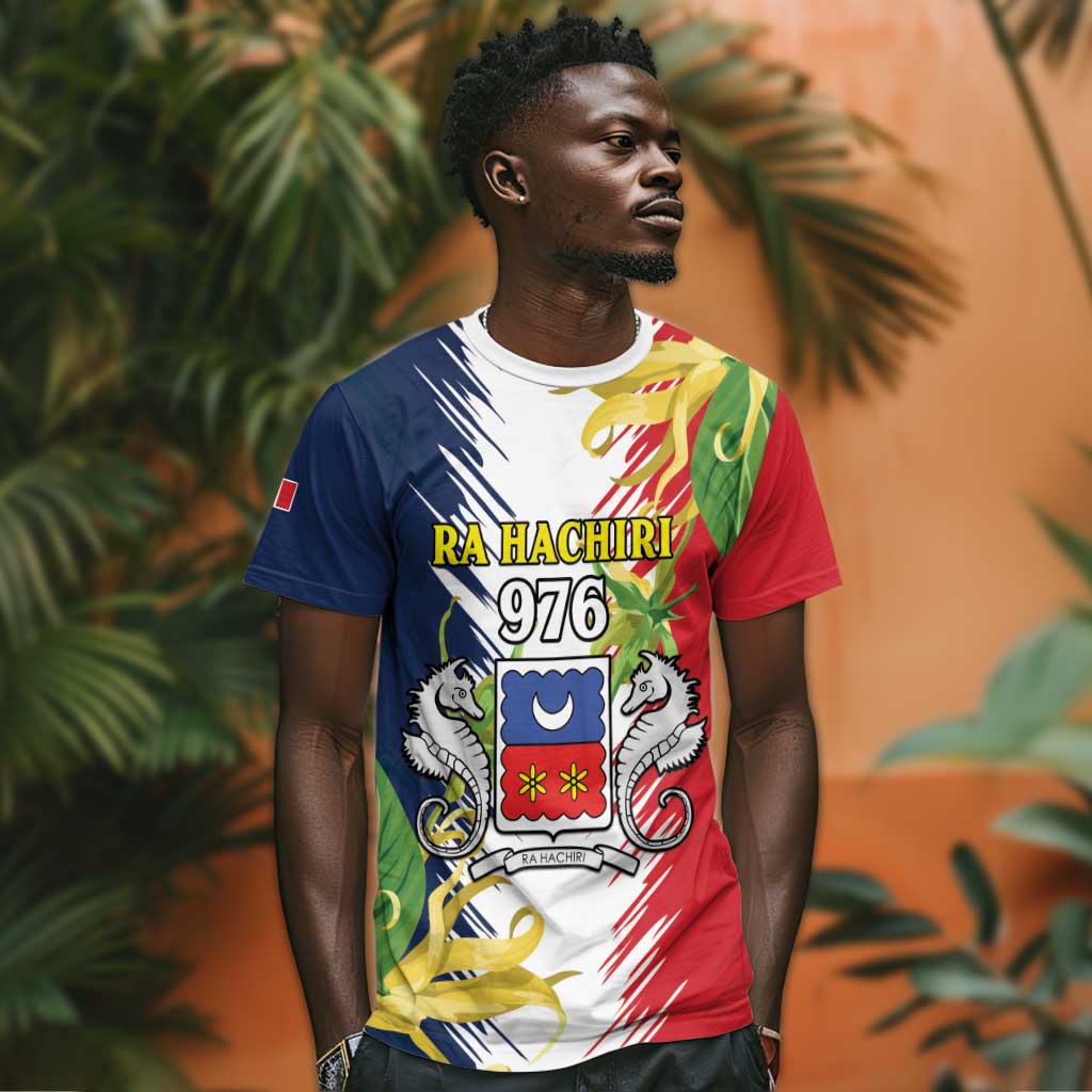 Afro Ra Hachiri 976 T shirt Coat Of Arms France Flag Style LT15