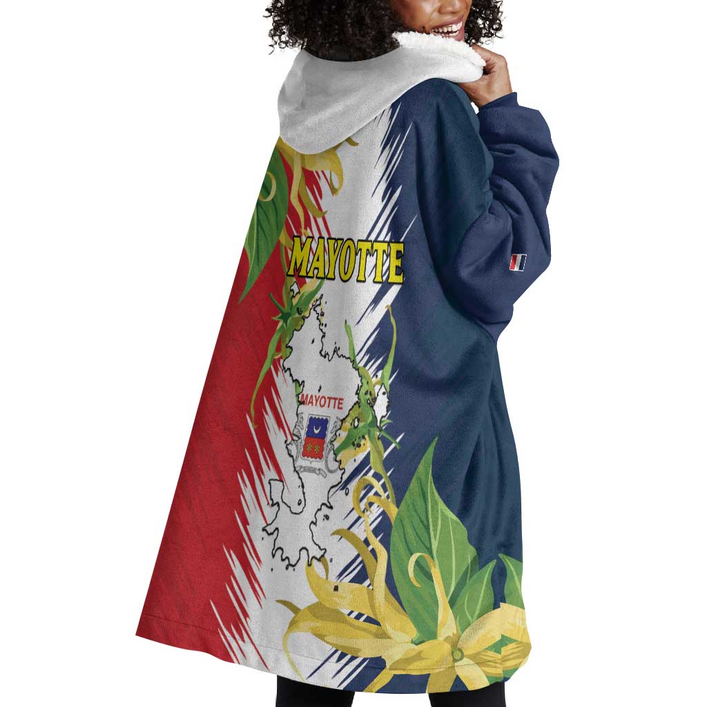 Afro Ra Hachiri 976 Wearable Blanket Hoodie Coat Of Arms France Flag Style LT15