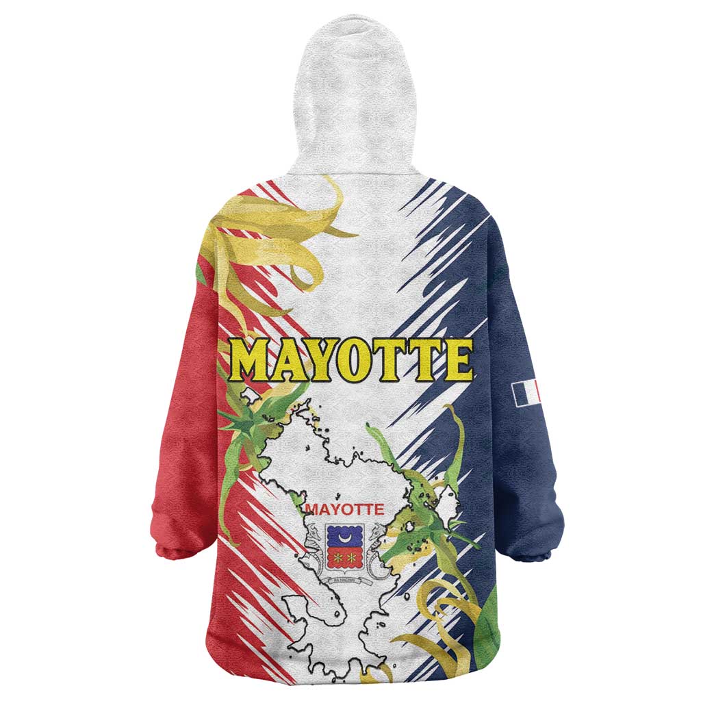 Afro Ra Hachiri 976 Wearable Blanket Hoodie Coat Of Arms France Flag Style LT15