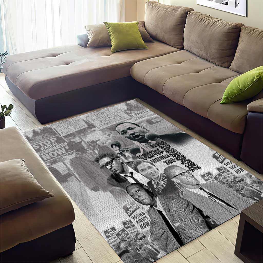 African-American History Month Area Rug Civil Rights Leaders LT15