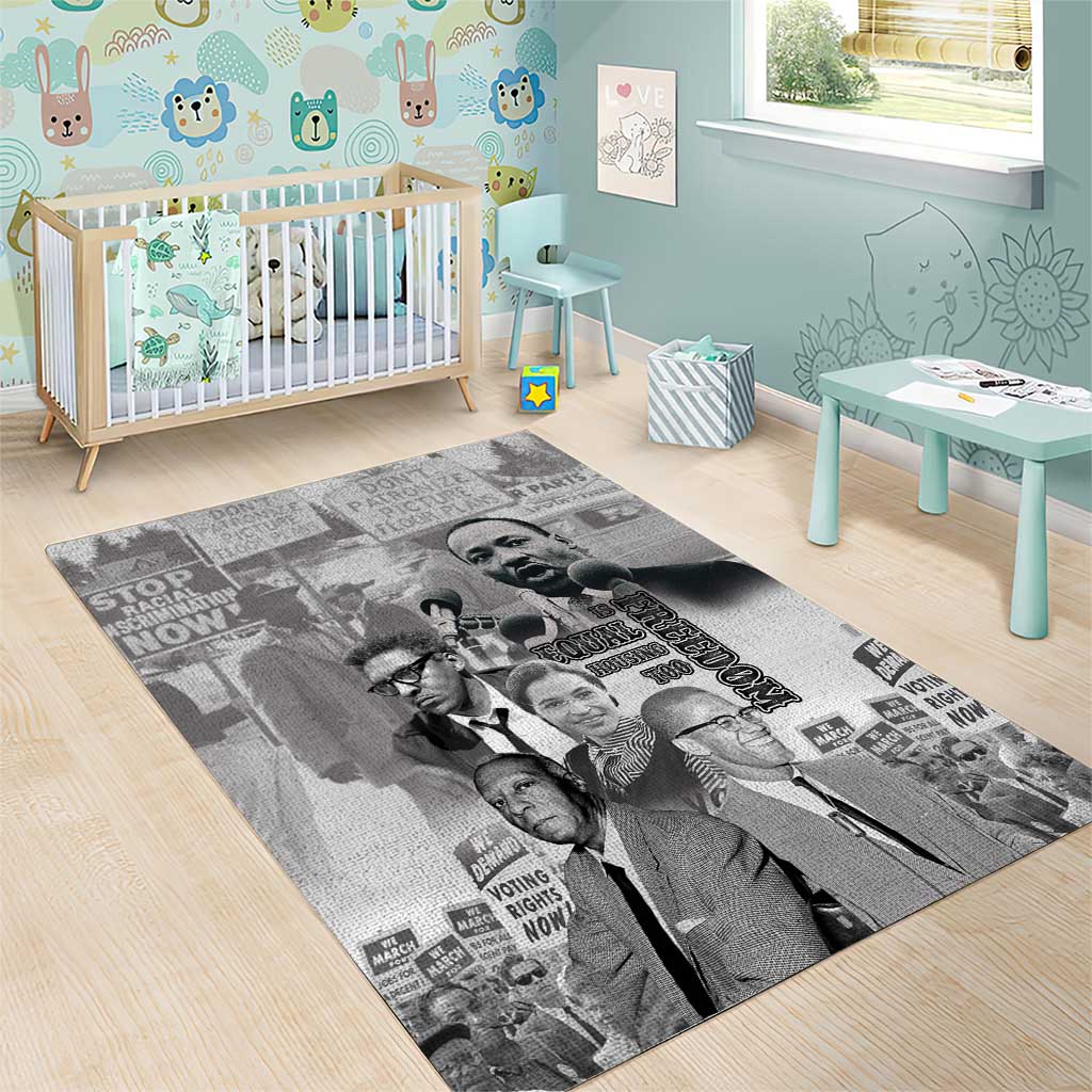 African-American History Month Area Rug Civil Rights Leaders LT15