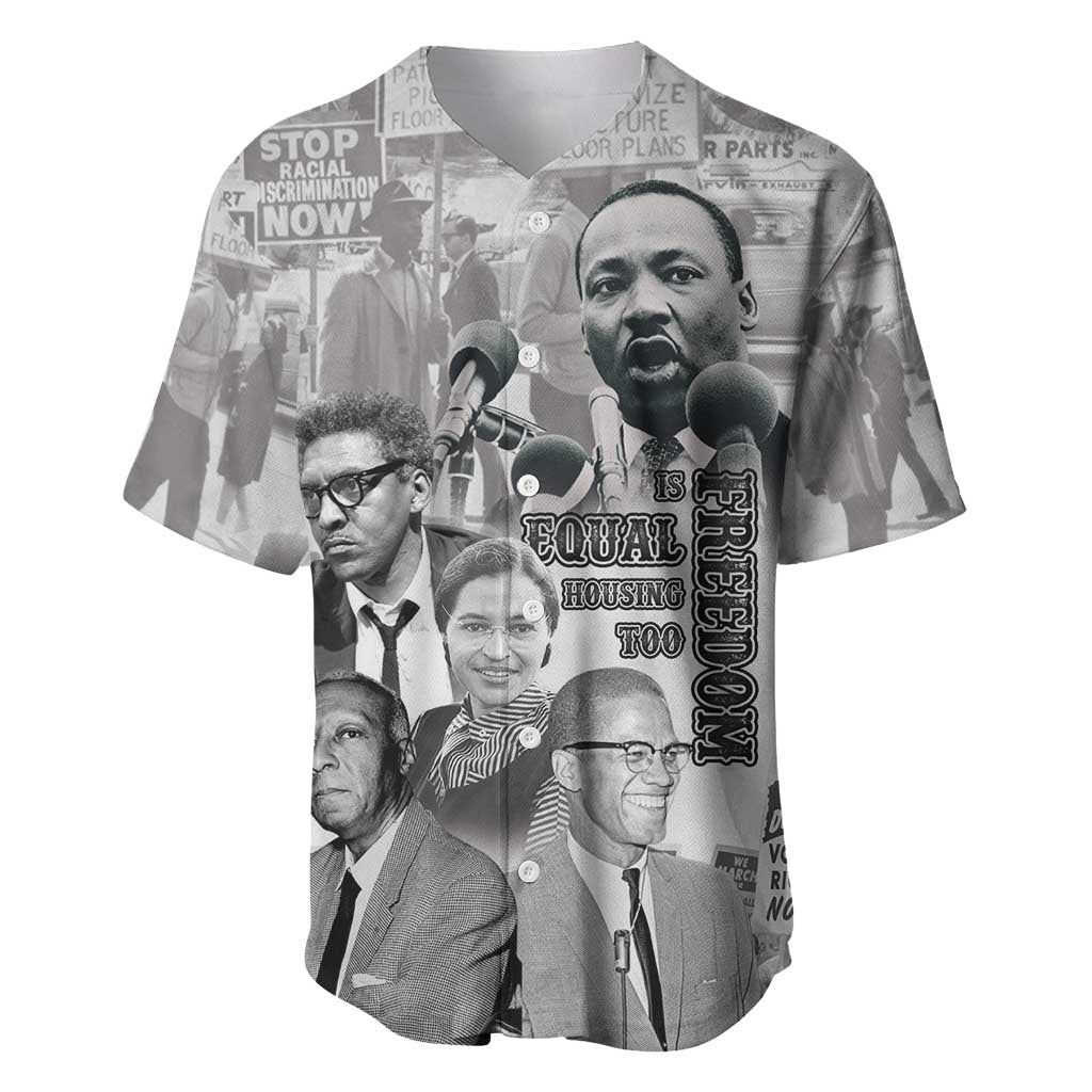 African-American History Month Baseball Jersey Civil Rights Leaders LT15