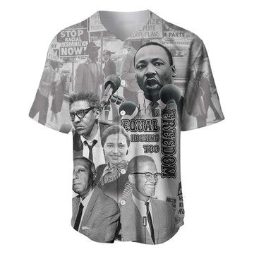 African-American History Month Baseball Jersey Civil Rights Leaders LT15