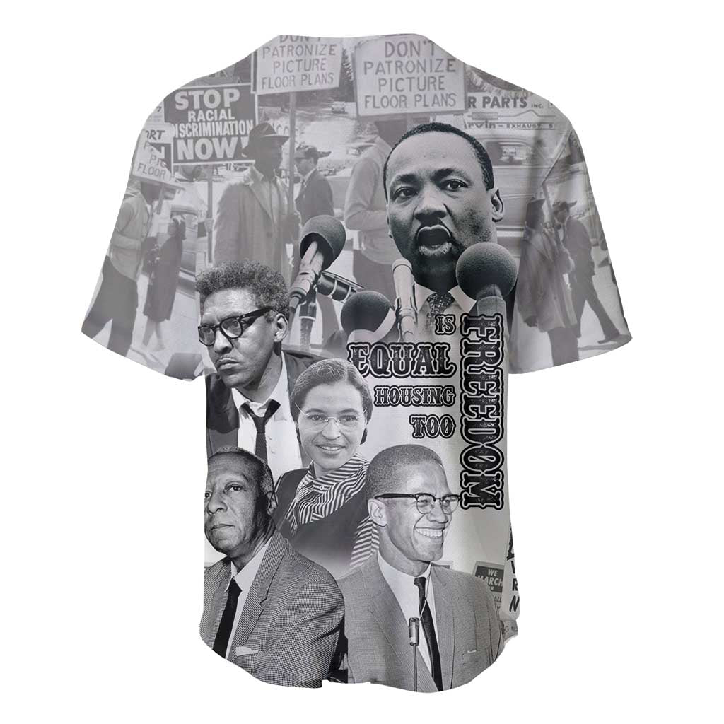 African-American History Month Baseball Jersey Civil Rights Leaders LT15