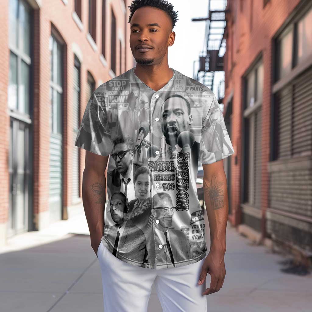 African-American History Month Baseball Jersey Civil Rights Leaders LT15