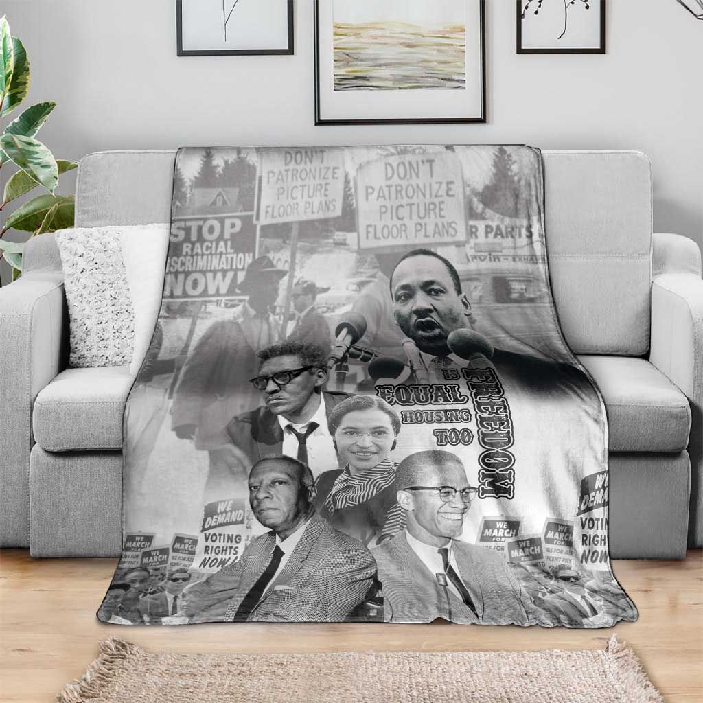 African-American History Month Blanket Civil Rights Leaders LT15