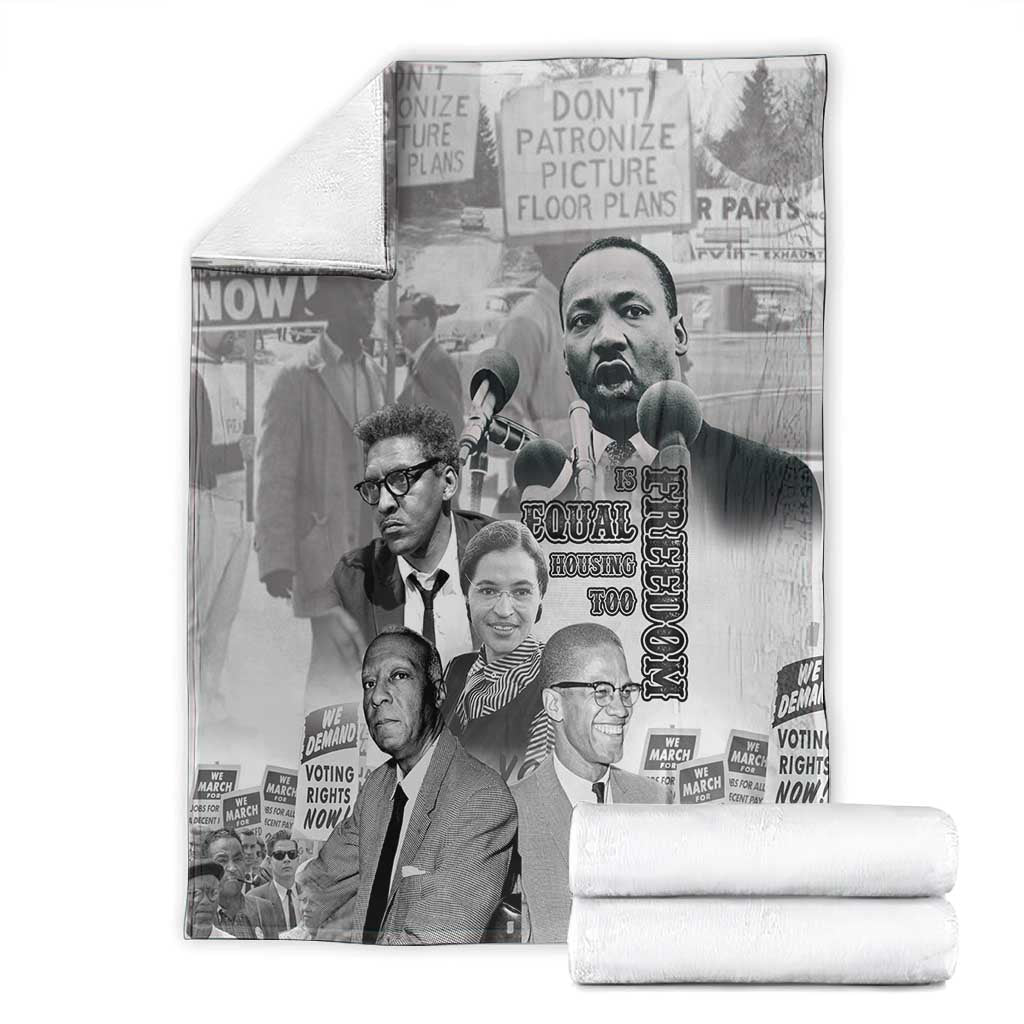 African-American History Month Blanket Civil Rights Leaders LT15
