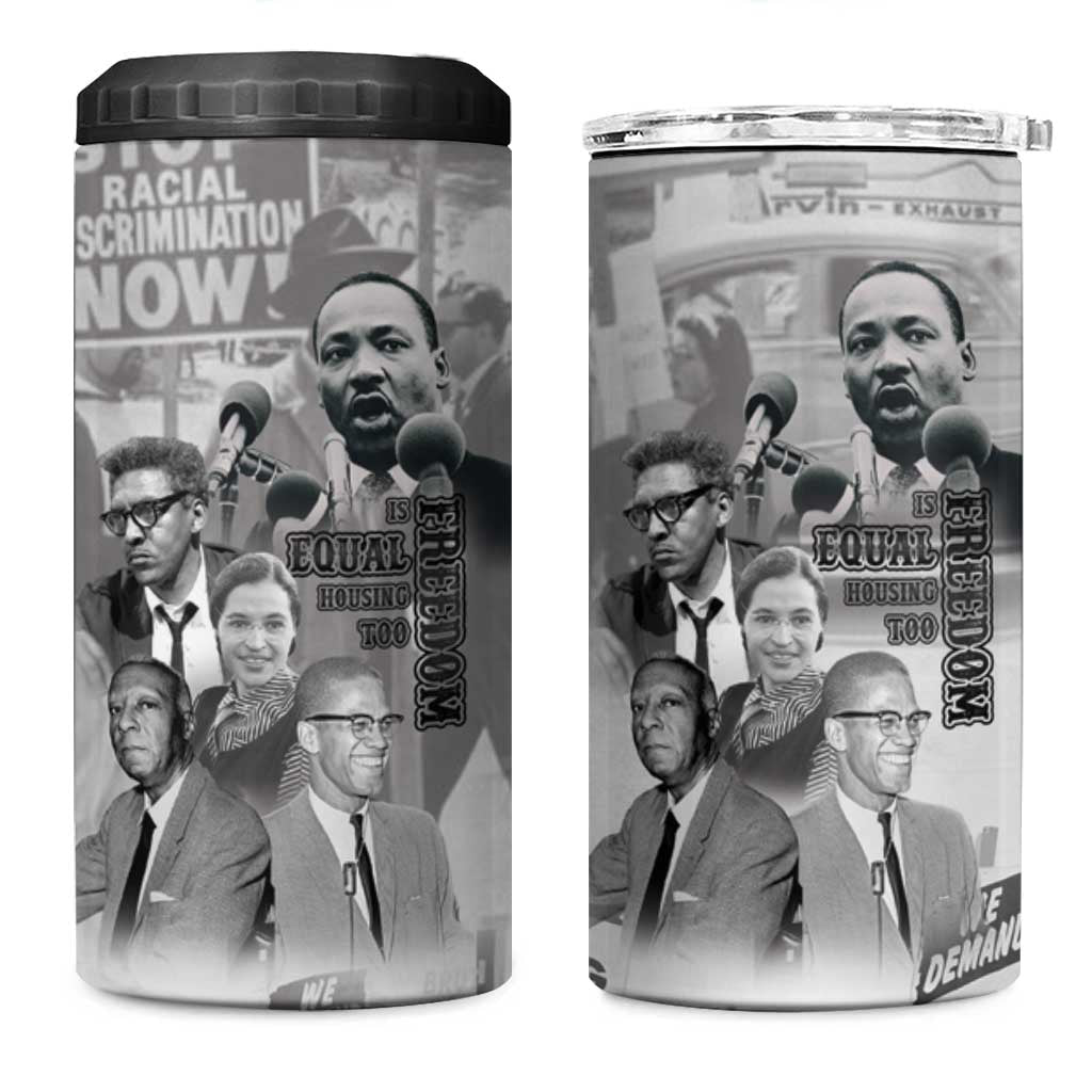 African-American History Month 4 in 1 Can Cooler Tumbler Civil Rights Leaders LT15