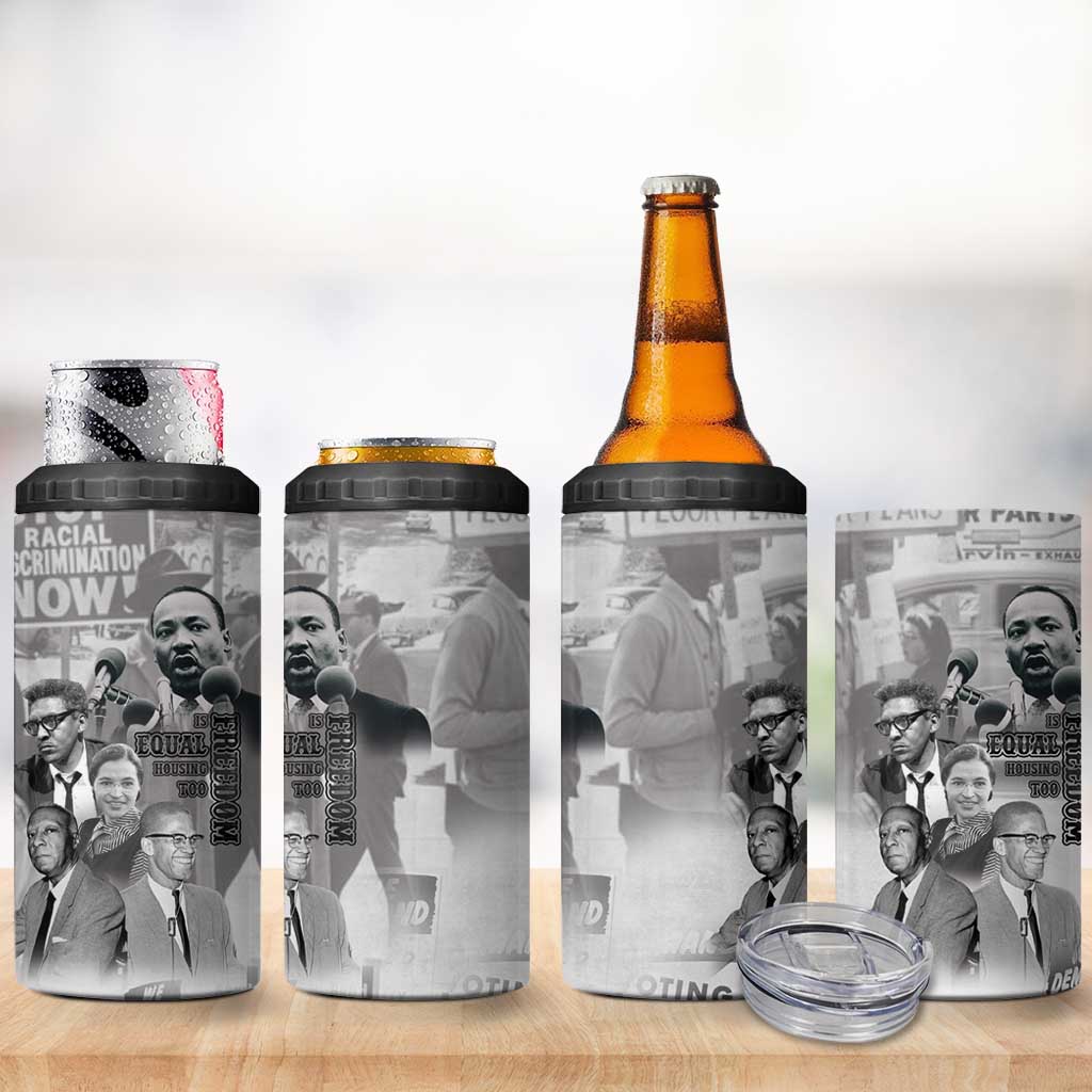African-American History Month 4 in 1 Can Cooler Tumbler Civil Rights Leaders LT15