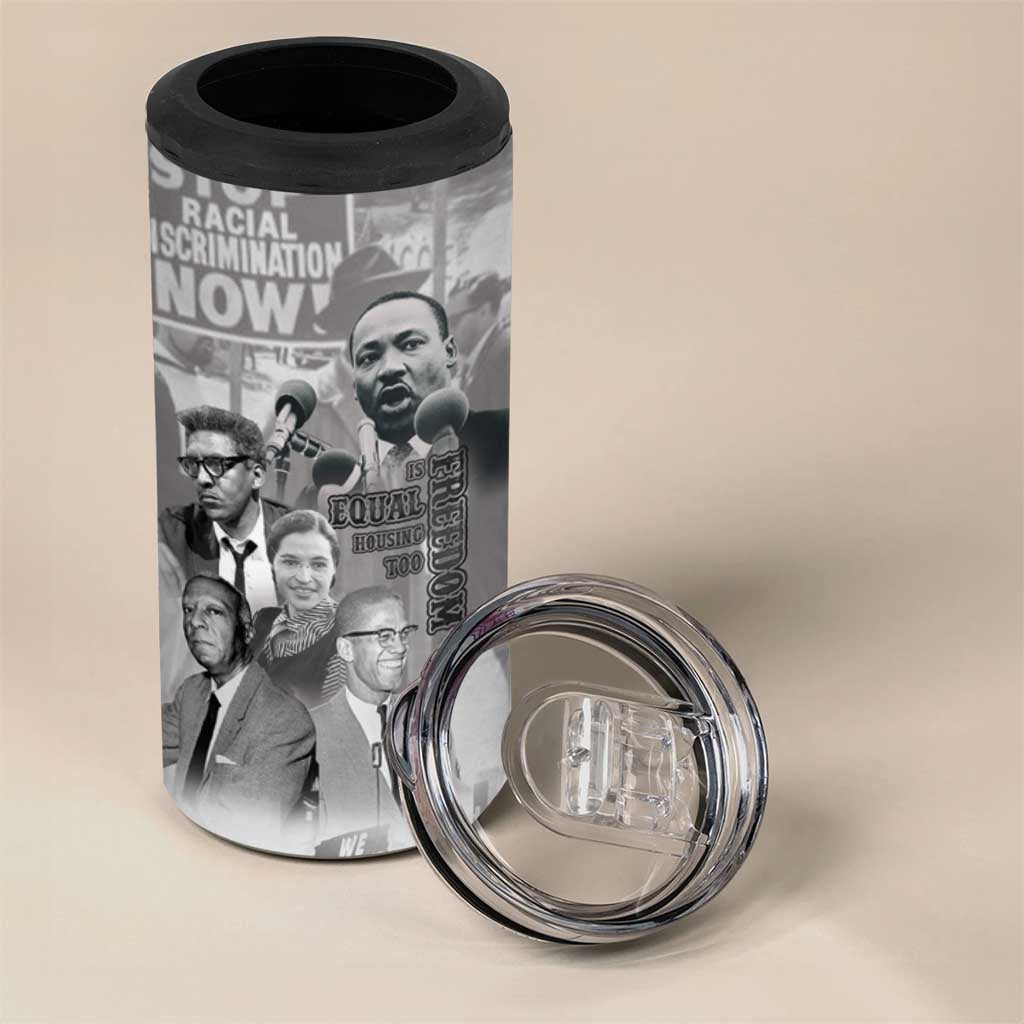 African-American History Month 4 in 1 Can Cooler Tumbler Civil Rights Leaders LT15