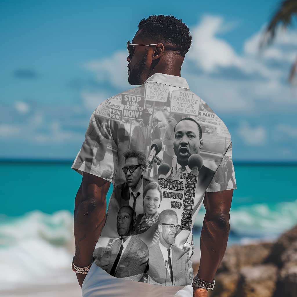 African-American History Month Hawaiian Shirt Civil Rights Leaders LT15
