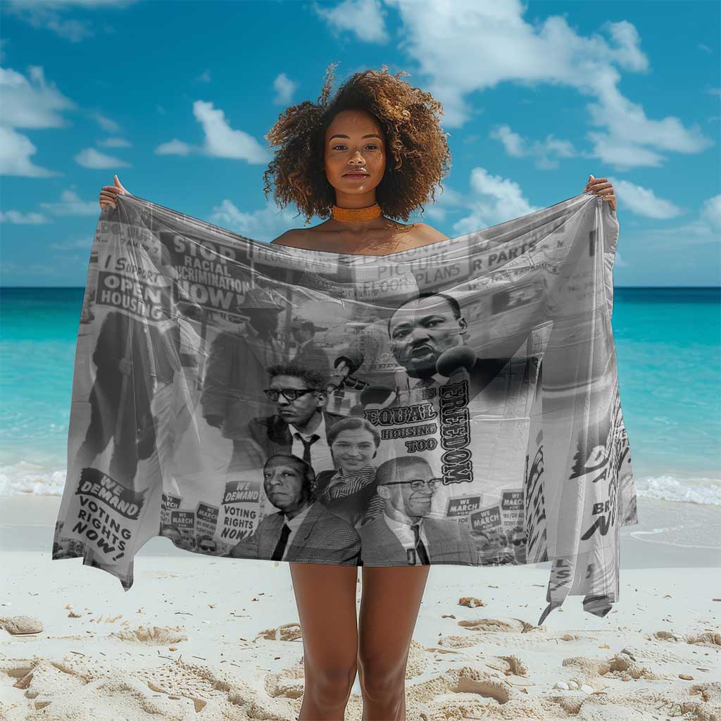 African-American History Month Sarong Civil Rights Leaders LT15