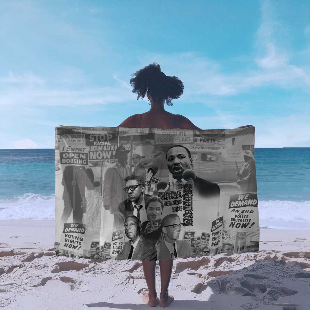 African-American History Month Sarong Civil Rights Leaders LT15