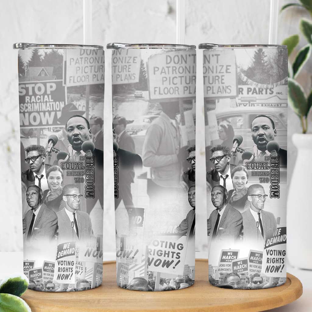 African-American History Month Skinny Tumbler Civil Rights Leaders LT15