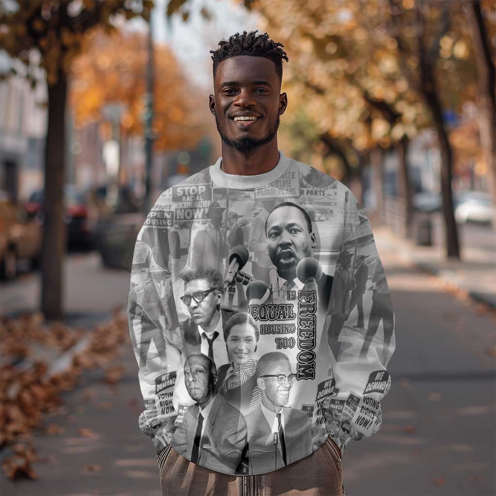 African-American History Month Sweatshirt Civil Rights Leaders LT15