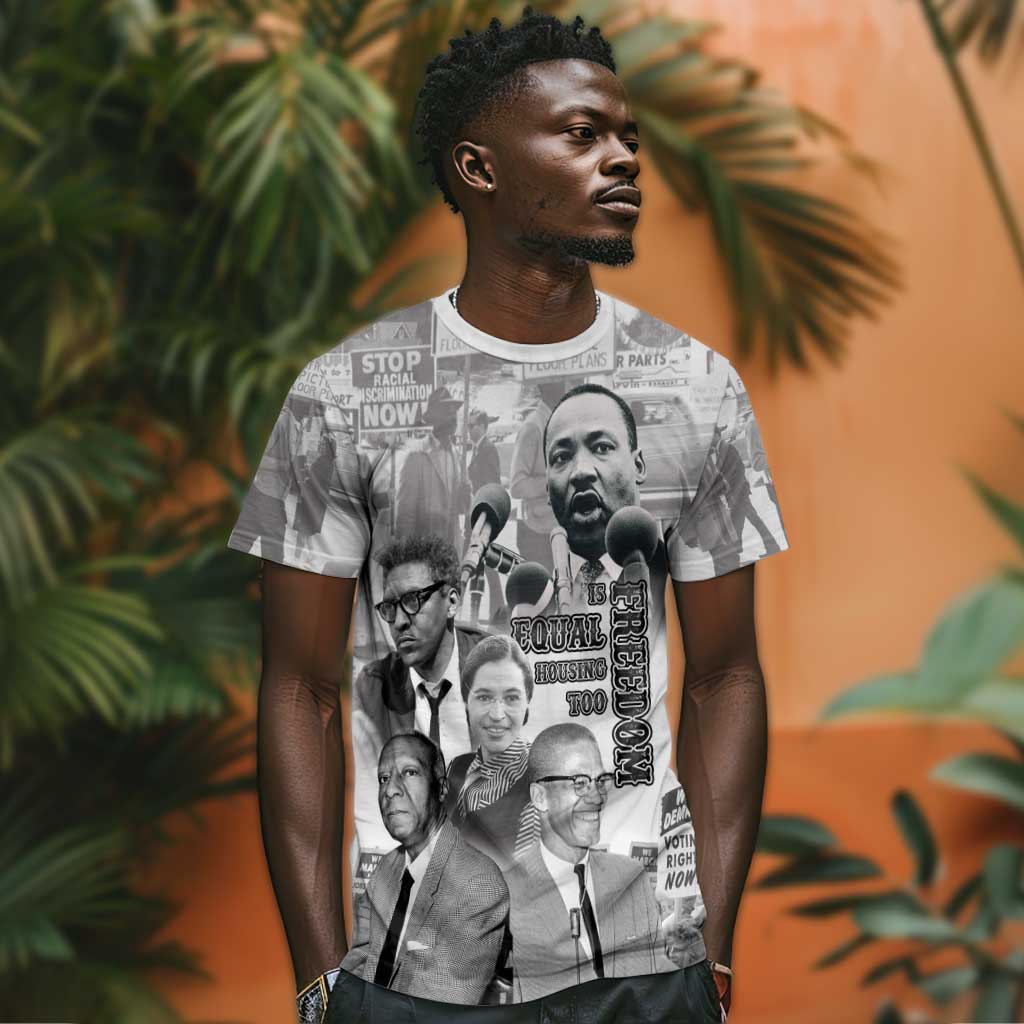 African-American History Month T shirt Civil Rights Leaders LT15