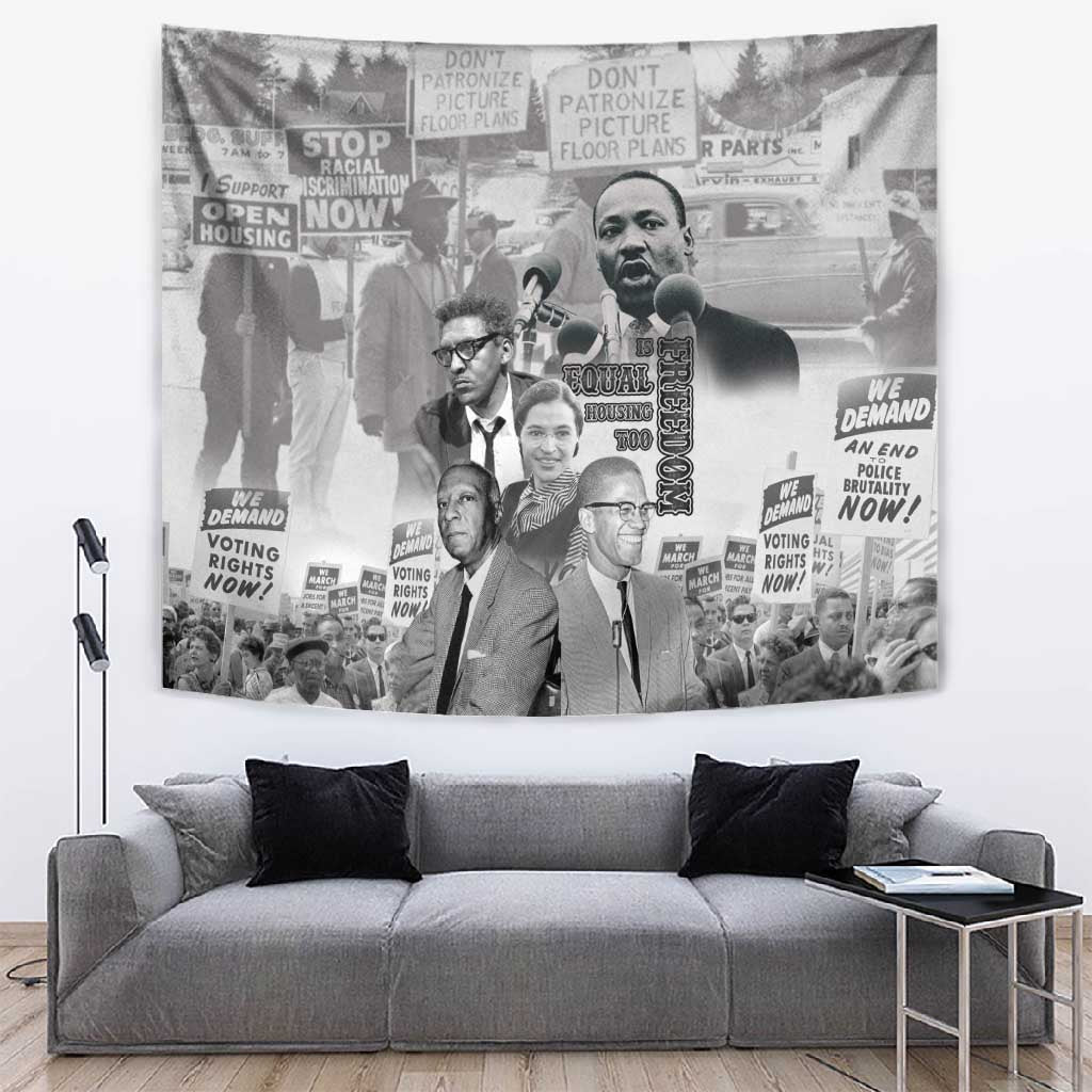 African-American History Month Tapestry Civil Rights Leaders LT15