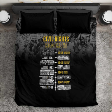 African-American History Month Bedding Set Civil Rights Movement LT15