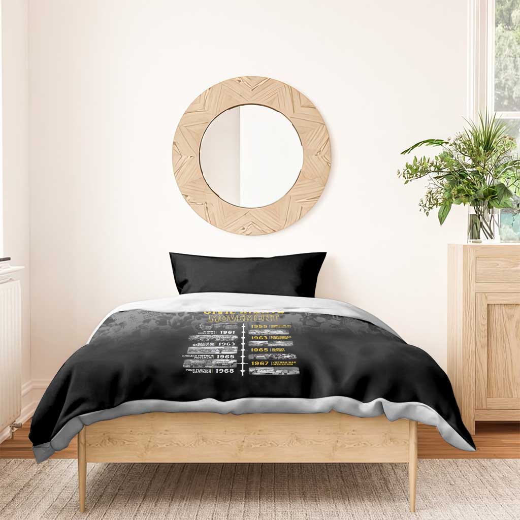 African-American History Month Bedding Set Civil Rights Movement LT15