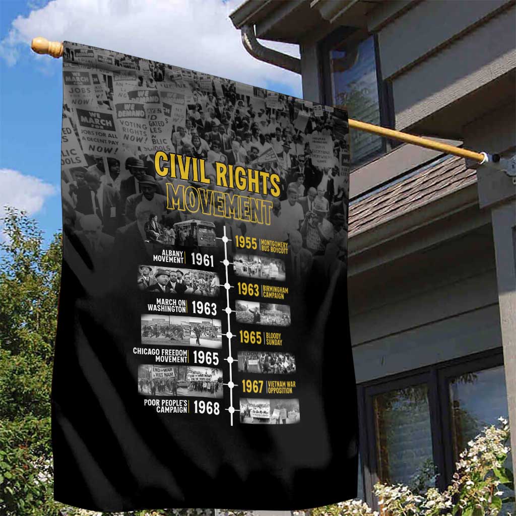 African-American History Month Garden Flag Civil Rights Movement LT15