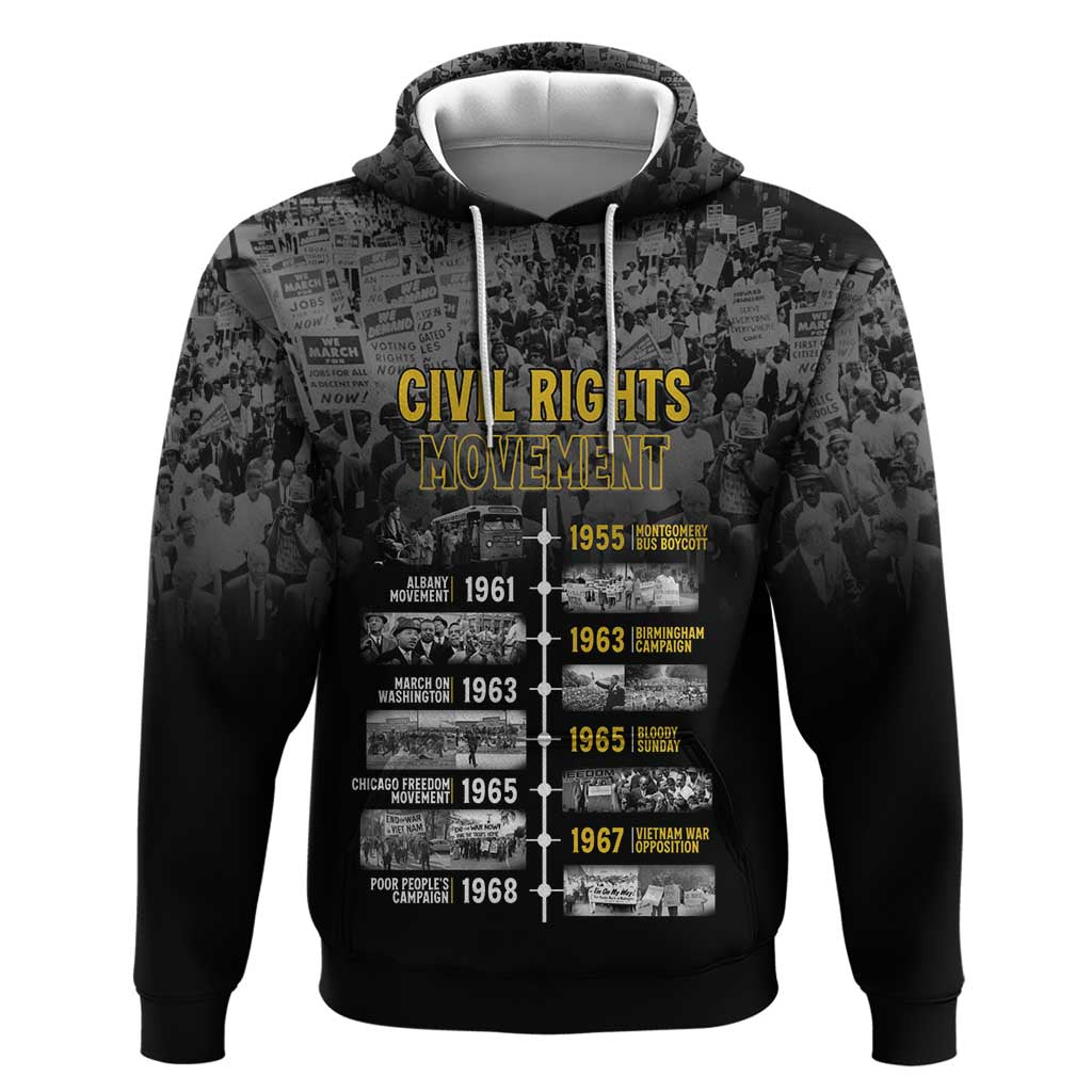 Black History Month Hoodie Civil Rights Movement LT15