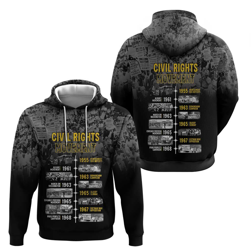 Black History Month Hoodie Civil Rights Movement LT15